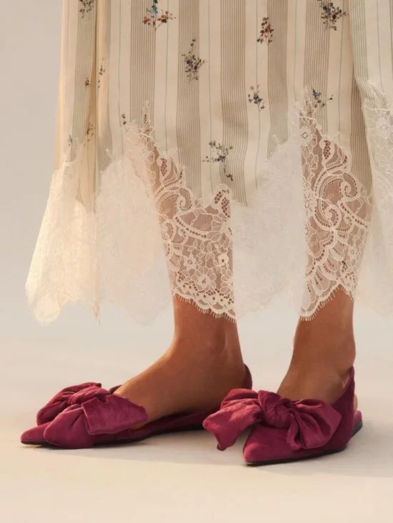 ZARA LIMITED EDITION FLORAL LACE SKIRT - Picture 4 of 8